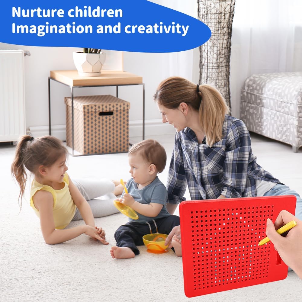 Magnetic Steel Ball Drawing Board Educational Toy For Kids
